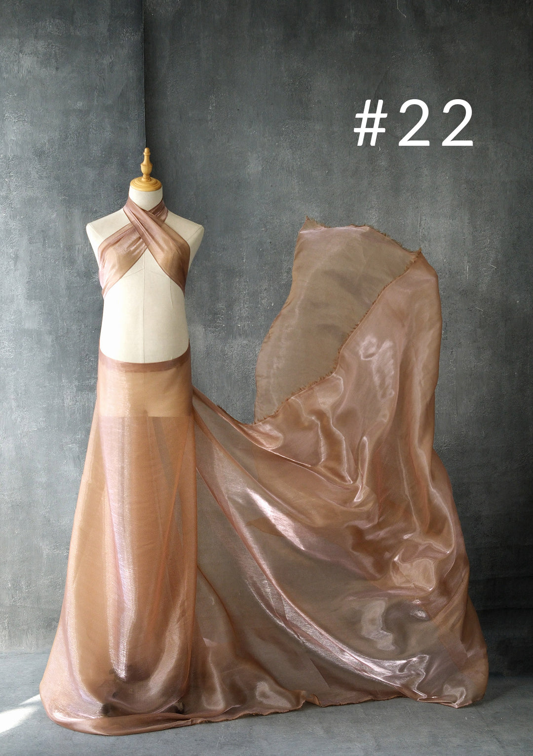 Aura Organza Set- Shiny Organza 5 yards