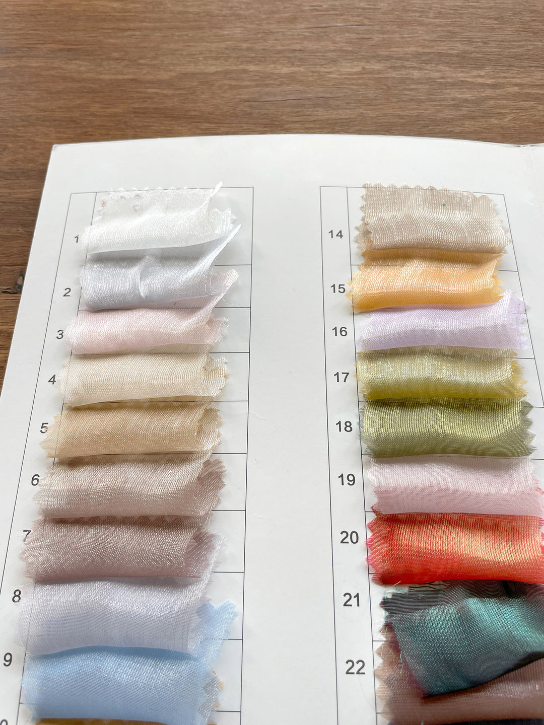 Aura Organza Set- Shiny Organza 5 yards