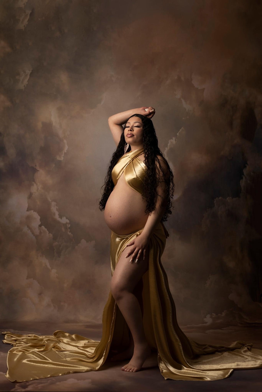 Satin Fabric with Boob Wrap Bundle