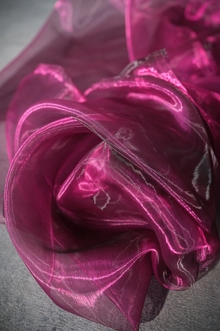 Noir Organza - Shiny Sheer Organza 8 yards