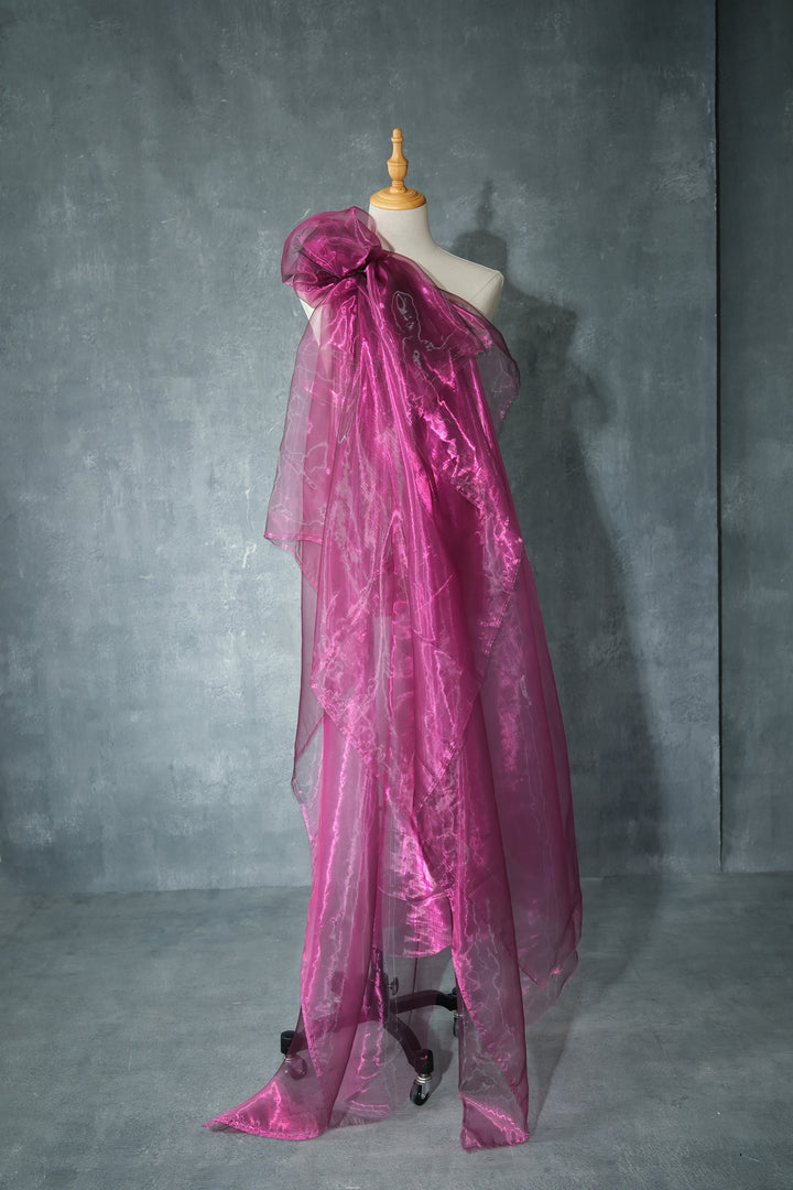 Noir Organza - Shiny Sheer Organza 8 yards