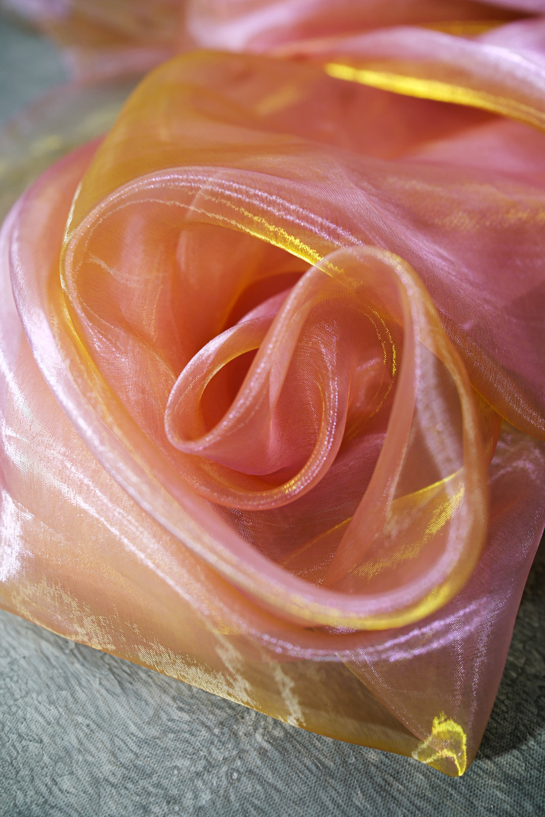 Noir Organza - Shiny Sheer Organza 8 yards