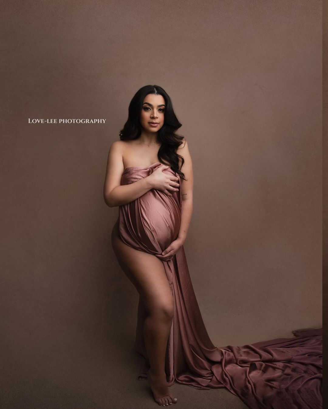 4 Piece Bundle - Satin Chiffon Fabric with 2 Boob Wrap & Belt