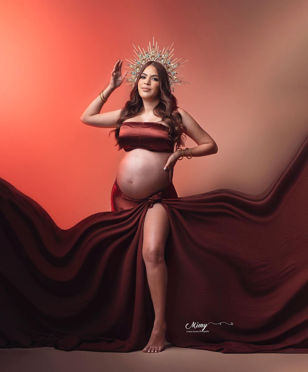 Satin Fabric with Boob Wrap Bundle
