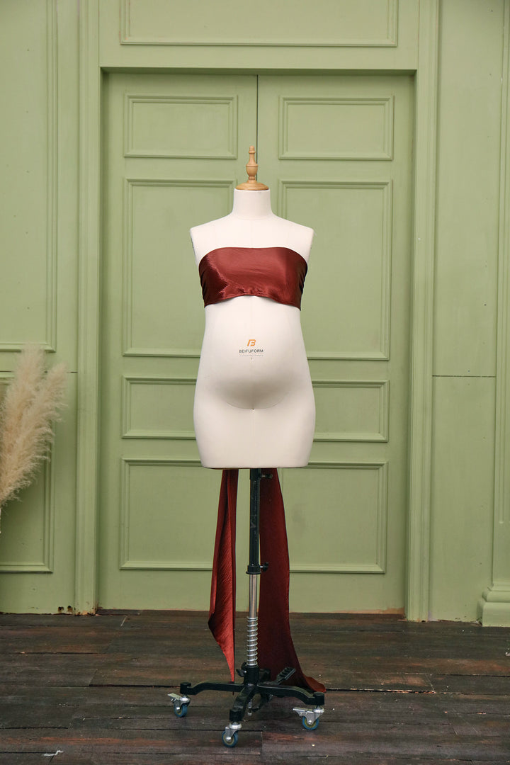 Satin Fabric with Boob Wrap Bundle