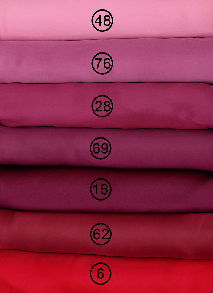 4 Piece Bundle - Satin Chiffon Fabric with 2 Boob Wrap & Belt