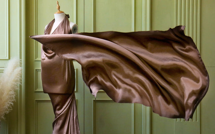 Satin Fabric with Boob Wrap Bundle