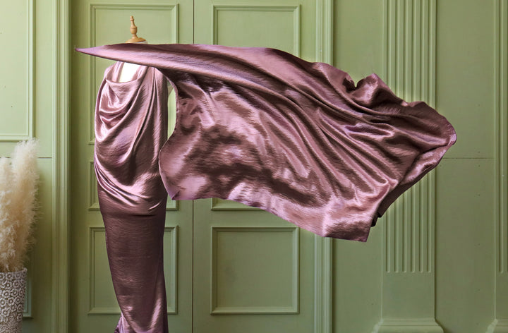 Satin Fabric with Boob Wrap Bundle