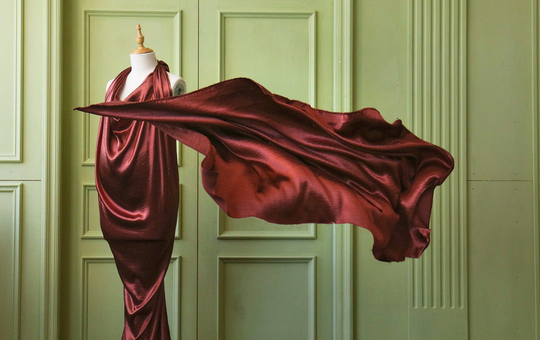 Satin Fabric with Boob Wrap Bundle
