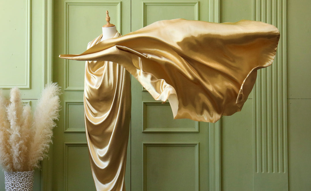 Satin Fabric with Boob Wrap Bundle