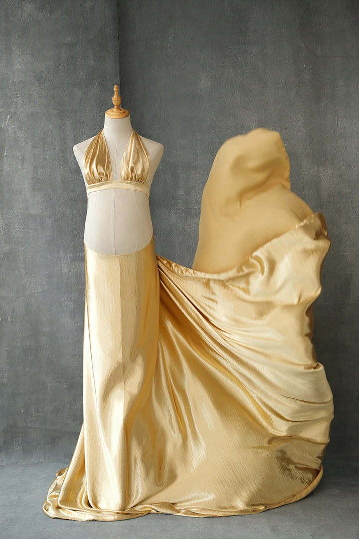Satin Fabric with Boob Wrap Bundle
